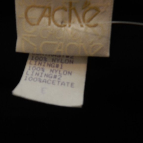 Vintage Cache Embellished Black Tulle Skirt Evening Dress - Picture 8 of 11